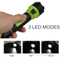 Waterproof 3W LED flashlight with Tail rope whistle
